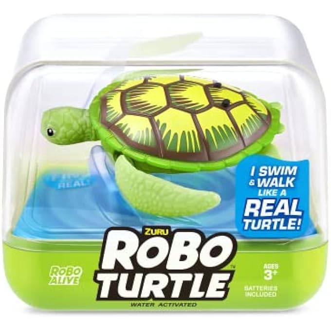 rayihni ZURU ROBO TURTLE ROBOTIC SWIMMING TURTLE 7192 - Image 2